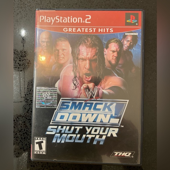 PS2 SMACKDOWN SHUT YOUR MOUTH Game - Picture 1 of 2